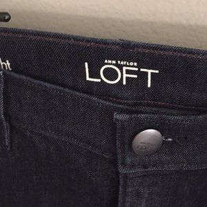 Loft dark wash jeans